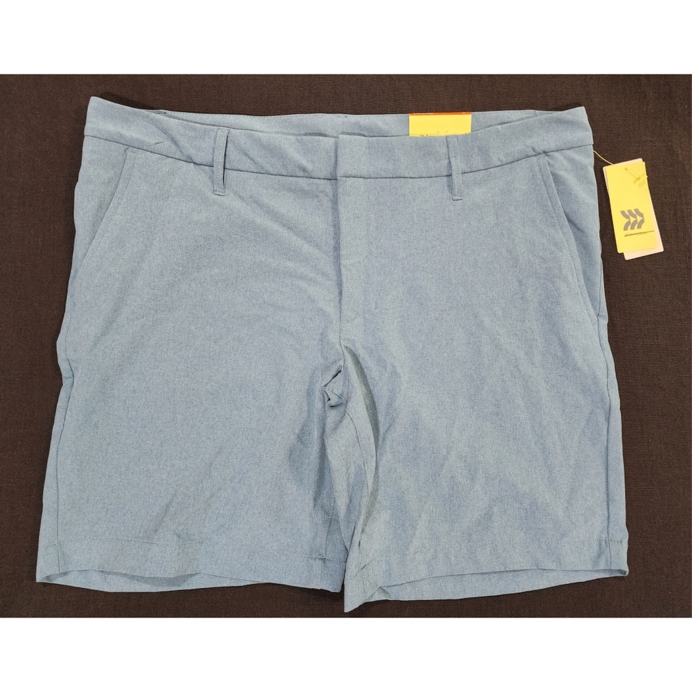 Men's Golf Shorts, Size 40, All In Motion, Blue Grey, Heather Golf Shorts